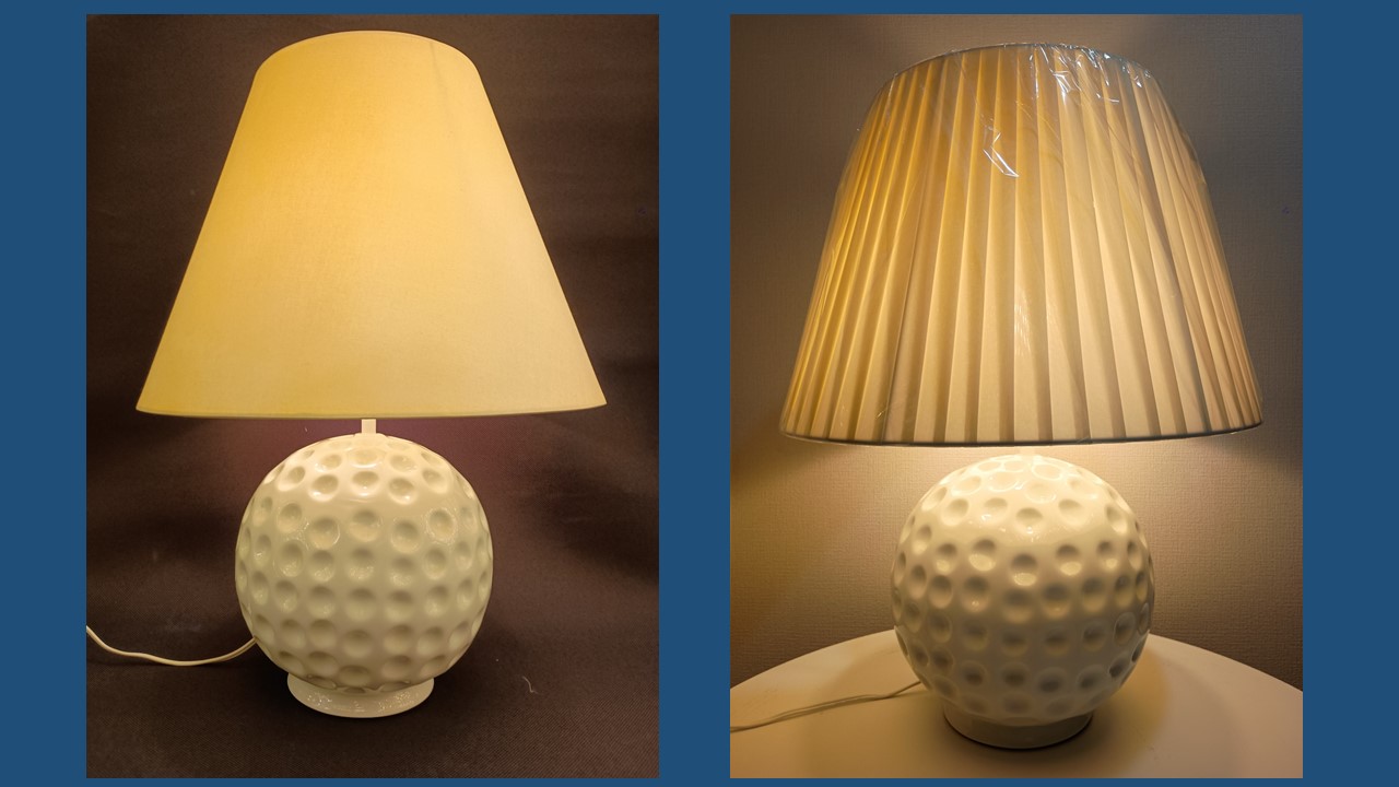 河原郁子NY・シャンデリア東京が実際にお客様から依頼されたランプシェードの交換のご依頼の画像