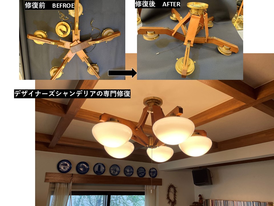 シャンデリア・照明の専門修復・修理｜海外製ブランド・アンティーク 